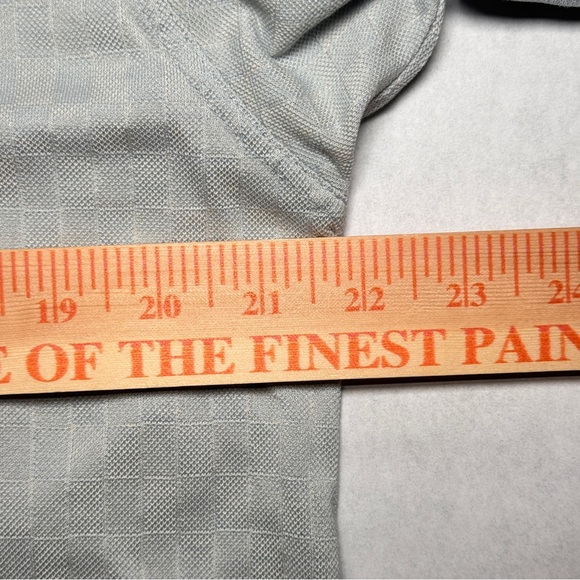 Amen Corner Masters Golf Polo Gray Men's Medium 60s Two-Ply Double Mercerized - Picture 5 of 7